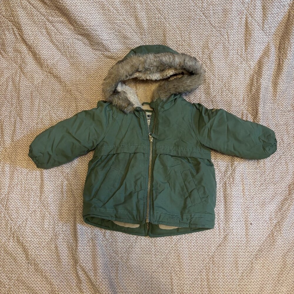 OshKosh B'gosh Hooded Jacket w/ Fur Trim